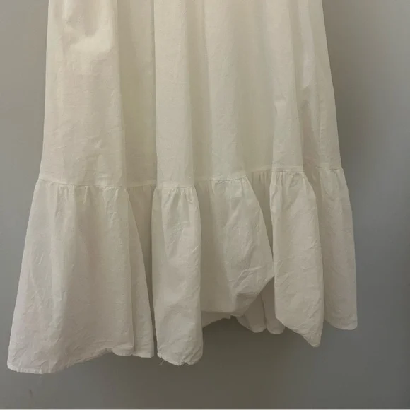 Zara White Crocheted Open Back Maxi Dress - Picture 4 of 8